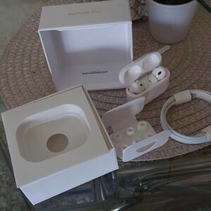 Apple AirPods Pro Earbuds with Charging Case - White